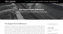 Desktop Screenshot of digitalpianoreviewssite.com