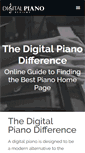 Mobile Screenshot of digitalpianoreviewssite.com