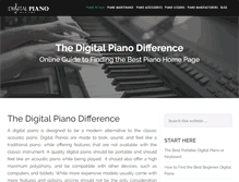 Tablet Screenshot of digitalpianoreviewssite.com
